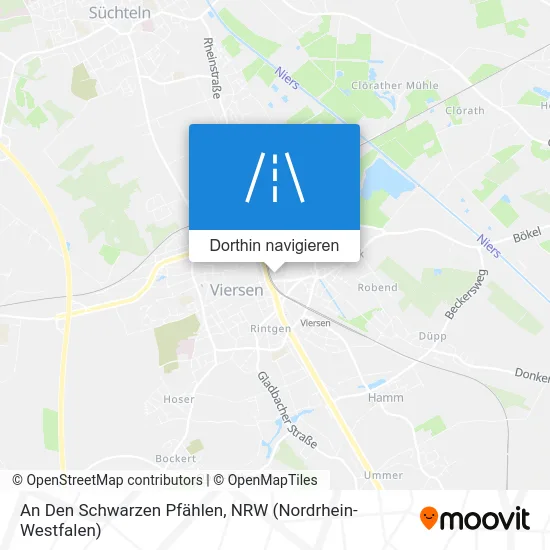 An Den Schwarzen Pfählen Karte