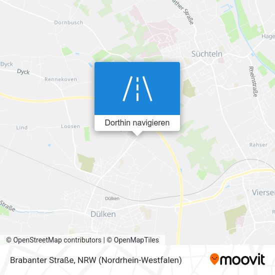Brabanter Straße Karte