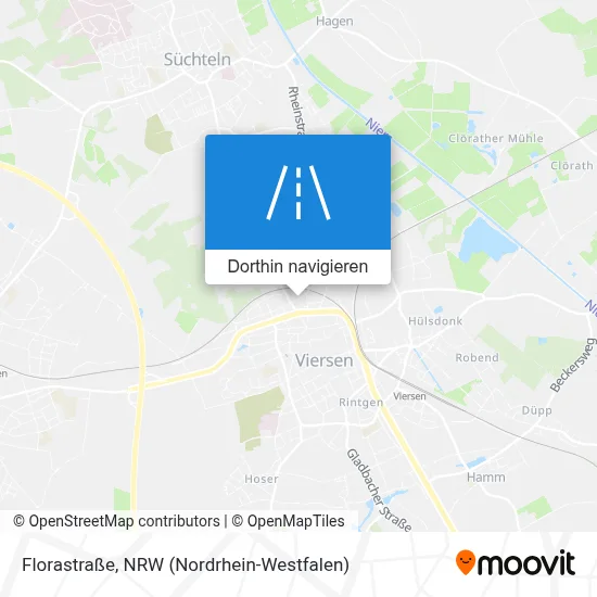Florastraße Karte