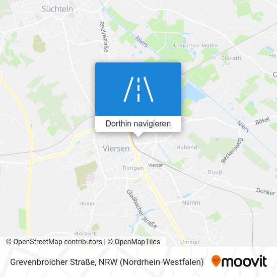 Grevenbroicher Straße Karte