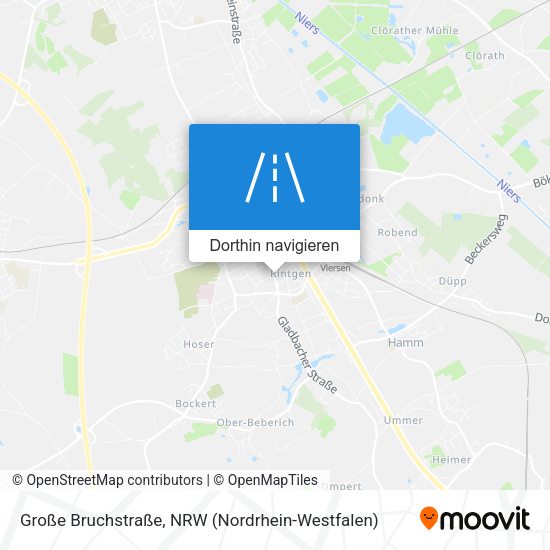 Große Bruchstraße Karte
