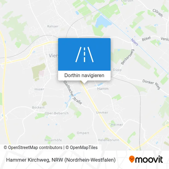 Hammer Kirchweg Karte