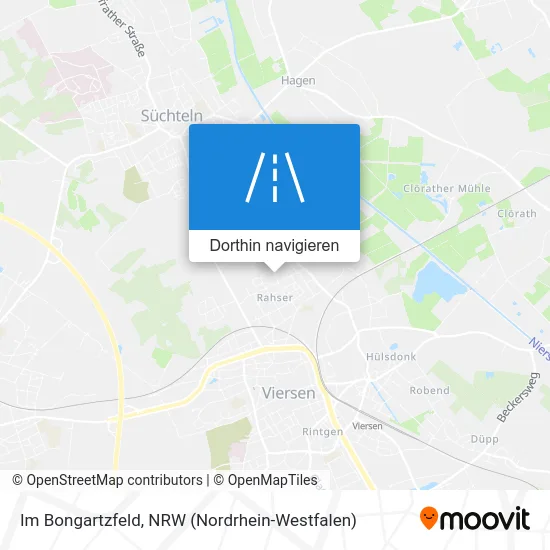 Im Bongartzfeld Karte