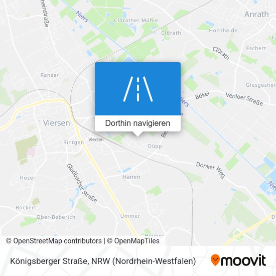 Königsberger Straße Karte