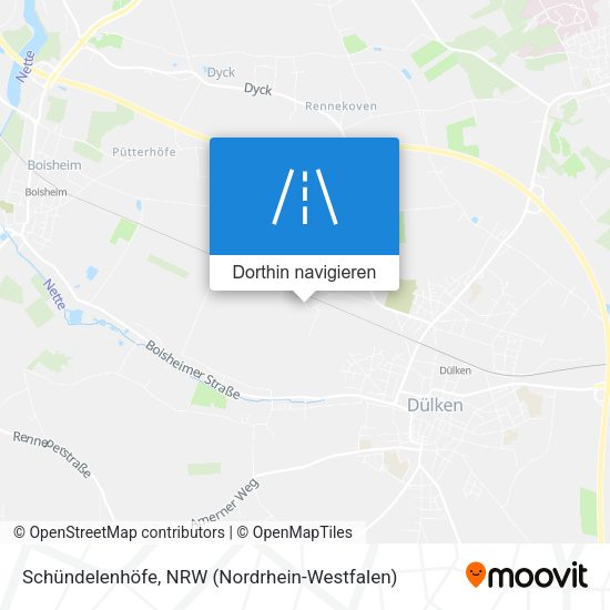 Schündelenhöfe Karte
