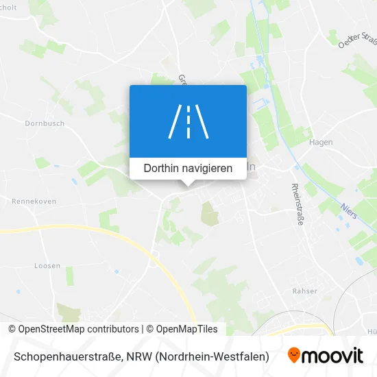 Schopenhauerstraße Karte