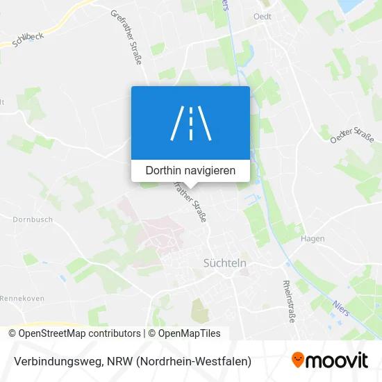 Verbindungsweg Karte