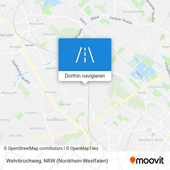 Wehrbruchweg Karte