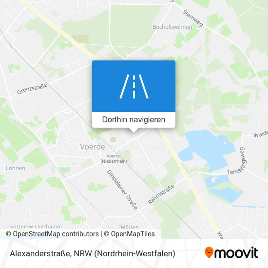 Alexanderstraße Karte