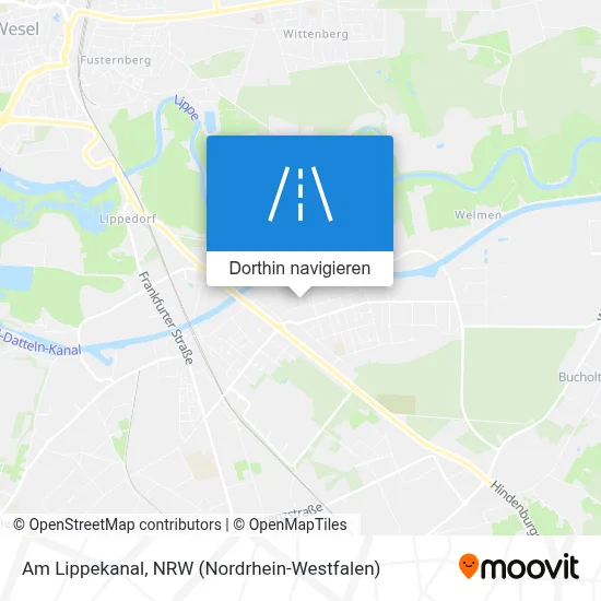 Am Lippekanal Karte