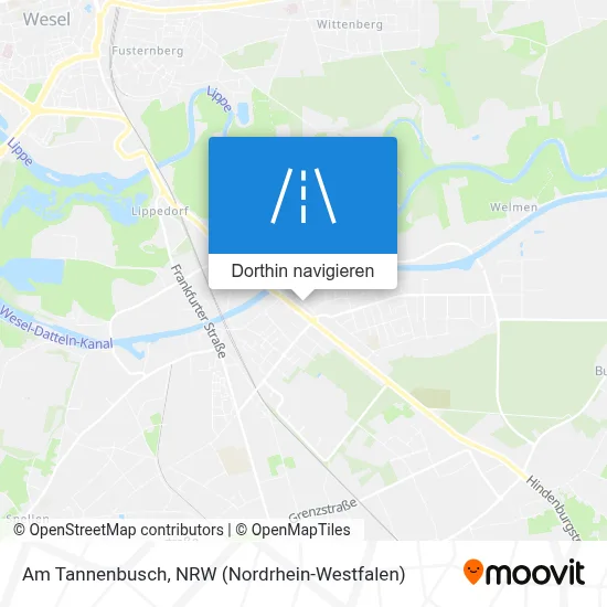 Am Tannenbusch Karte