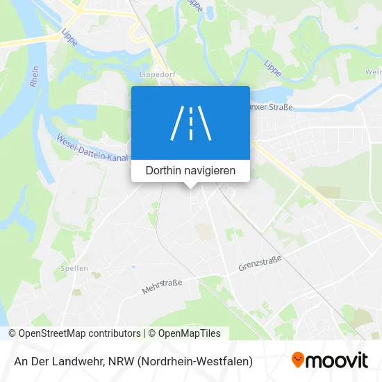 An Der Landwehr Karte