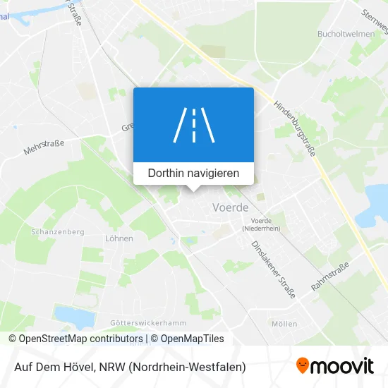 Auf Dem Hövel Karte