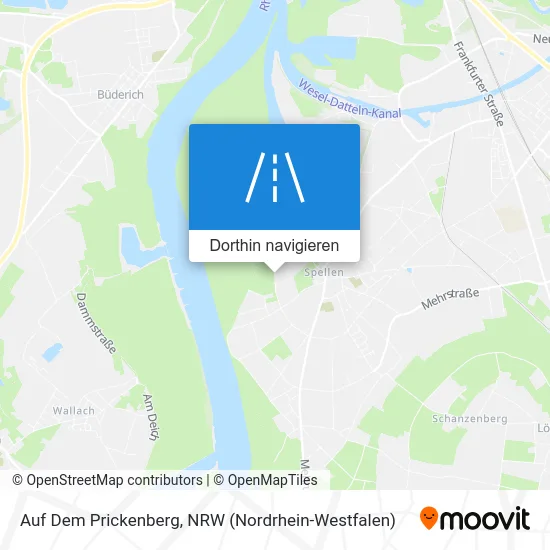 Auf Dem Prickenberg Karte