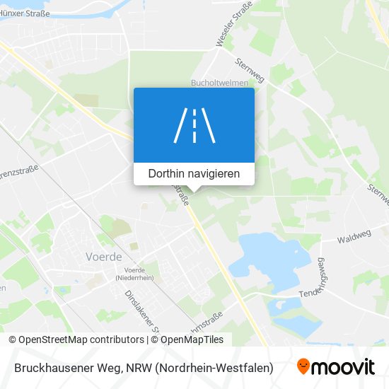 Bruckhausener Weg Karte