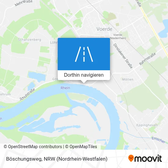 Böschungsweg Karte