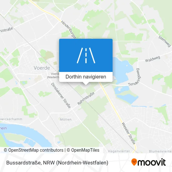 Bussardstraße Karte