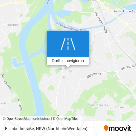 Elisabethstraße Karte