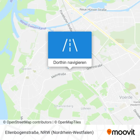 Ellenbogenstraße Karte