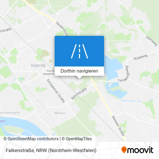 Falkenstraße Karte