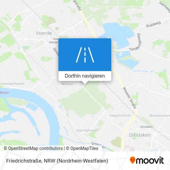 Friedrichstraße Karte