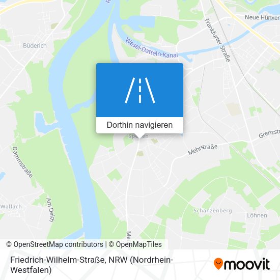 Friedrich-Wilhelm-Straße Karte