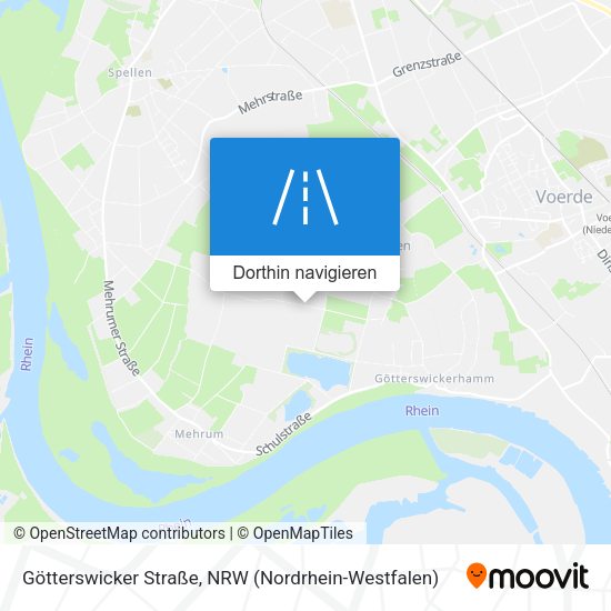 Götterswicker Straße Karte