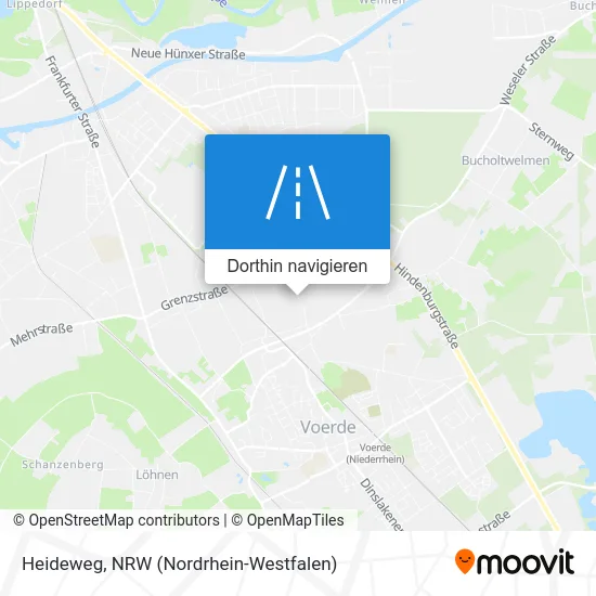 Heideweg Karte