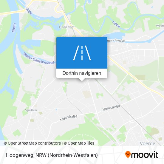 Hoogenweg Karte