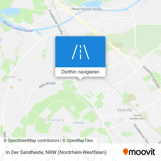 In Der Sandheide Karte