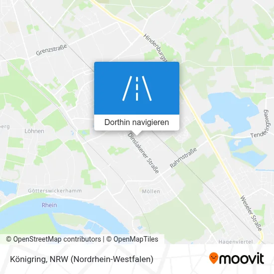 Königring Karte