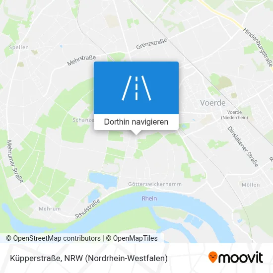 Küpperstraße Karte