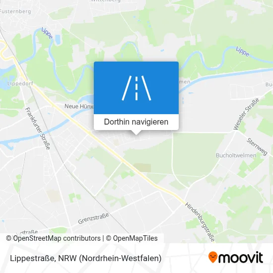 Lippestraße Karte