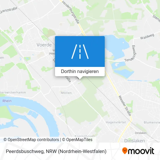 Peerdsbuschweg Karte