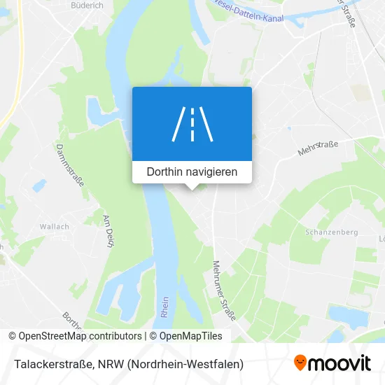 Talackerstraße Karte