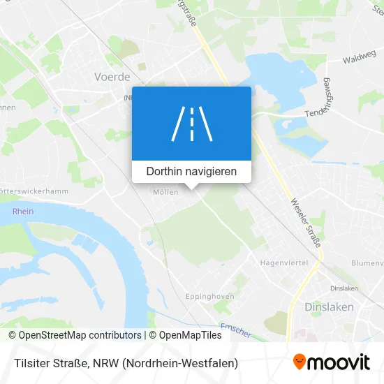 Tilsiter Straße Karte