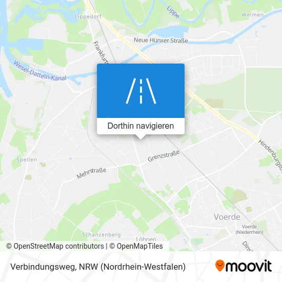 Verbindungsweg Karte