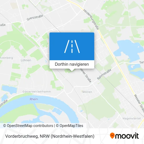 Vorderbruchweg Karte