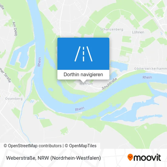Weberstraße Karte
