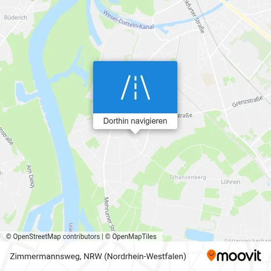 Zimmermannsweg Karte