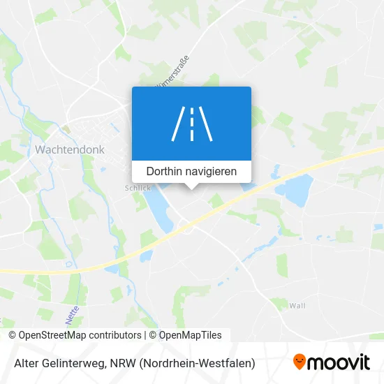 Alter Gelinterweg Karte
