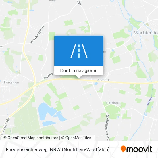 Friedenseichenweg Karte