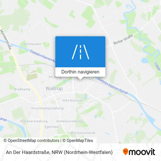 An Der Haardstraße Karte