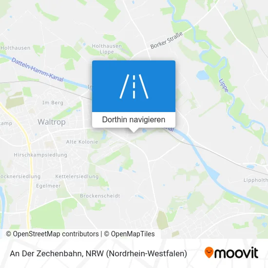 An Der Zechenbahn Karte