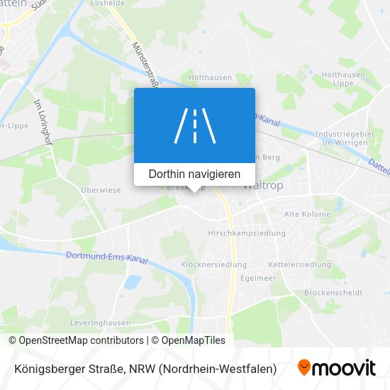 Königsberger Straße Karte