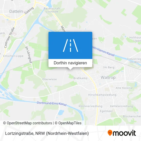 Lortzingstraße Karte