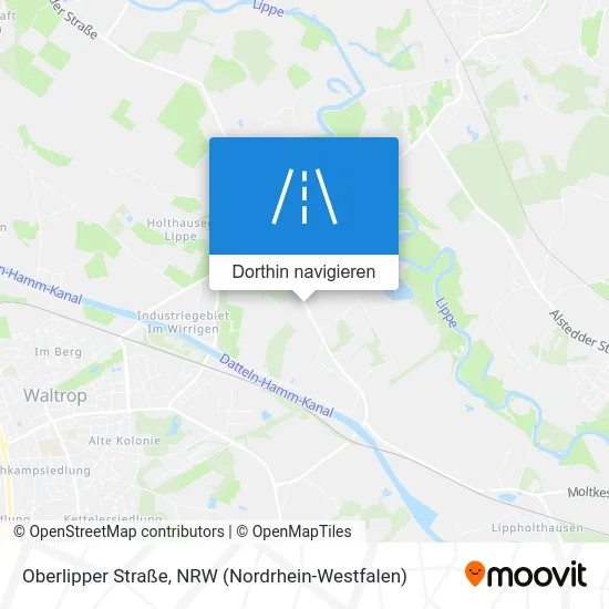 Oberlipper Straße Karte
