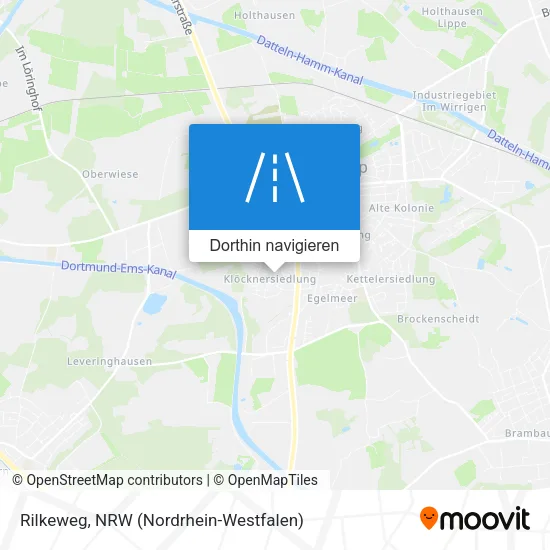 Rilkeweg Karte
