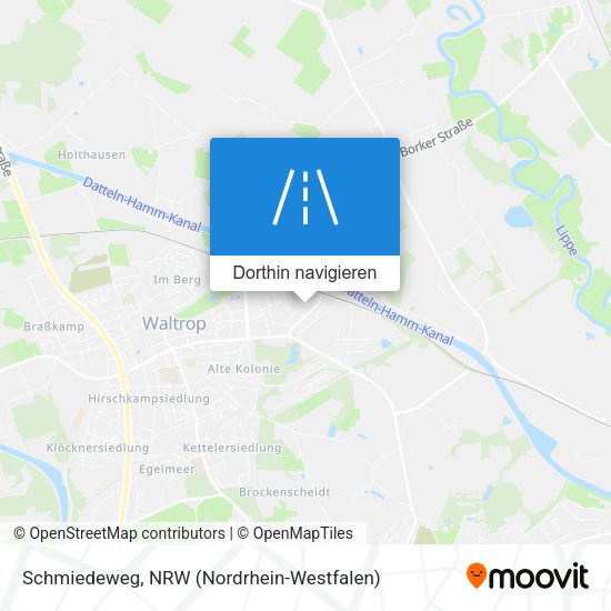 Schmiedeweg Karte