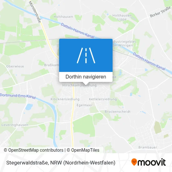 Stegerwaldstraße Karte